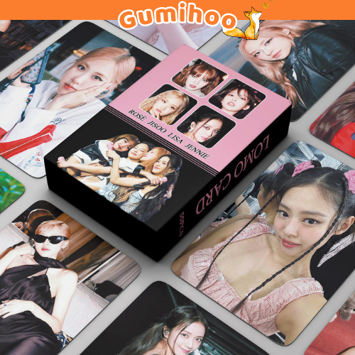 Gumihoo Lomo Card bo góc Album BP Event Rosé Lisa Jennie Jisoo 2023