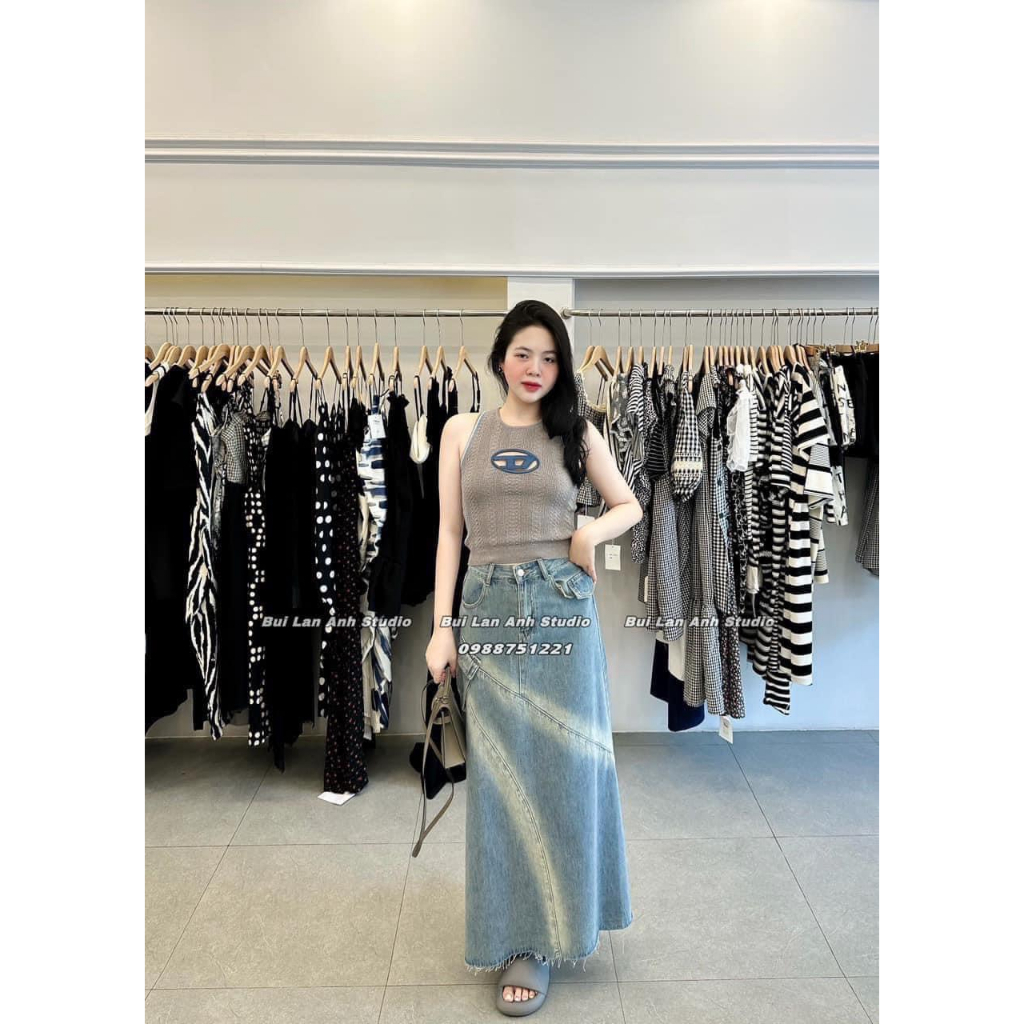 ÁO LEN SÁT NÁCH THÊU CHỮ D