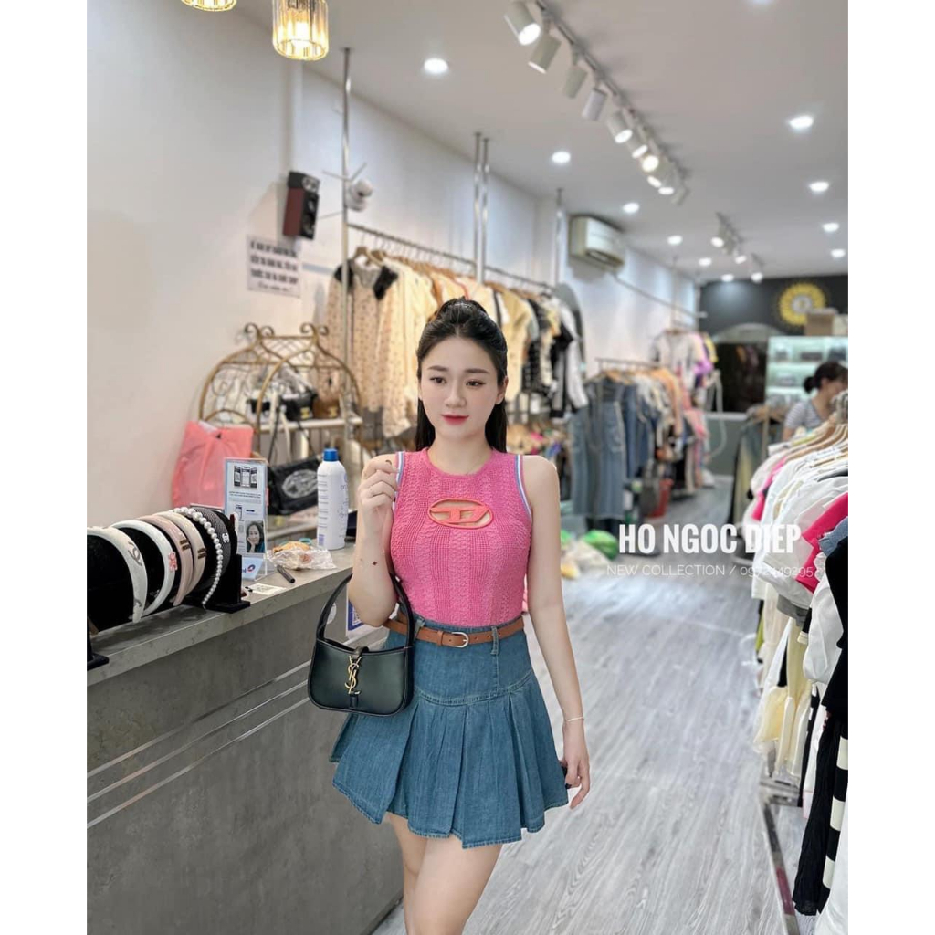 ÁO LEN SÁT NÁCH THÊU CHỮ D