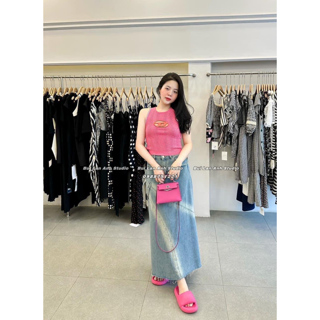 ÁO LEN SÁT NÁCH THÊU CHỮ D