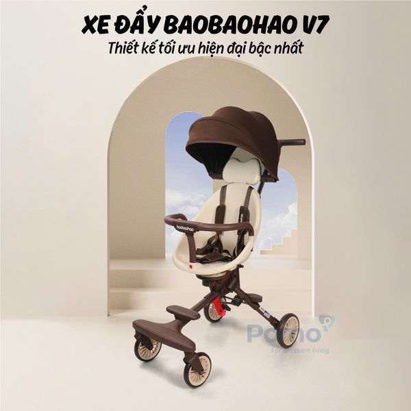 Xe Đẩy 2 Chiều Gấp Gọn Viing Q7 - Baobaohao V7 V9 V21 Cho Bé