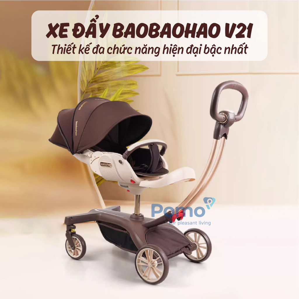 Xe Đẩy 2 Chiều Gấp Gọn Viing Q7 - Baobaohao V7 V9 V21 Cho Bé