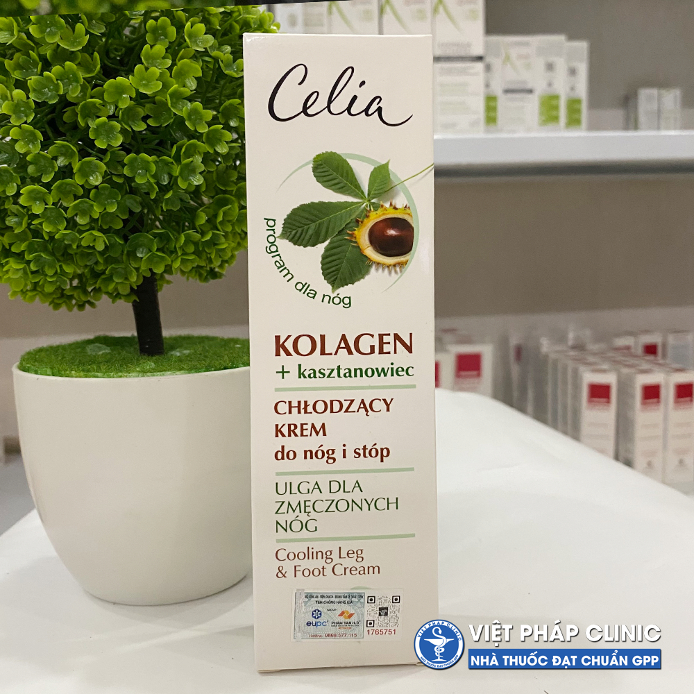 Kem dưỡng chân CELIA CHIẾT XUẤT HẠT DẺ NGỰA & COLLAGEN