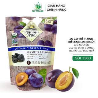 Mận khô hữu cơ Sunny Fruit 150g ăn vặt cho cả gia đình không đường,phụ gia