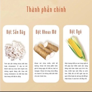 TINH BỘT NGÔ MIX SẮN DÂY HẠNH NHÂN (HỘP 500GR)