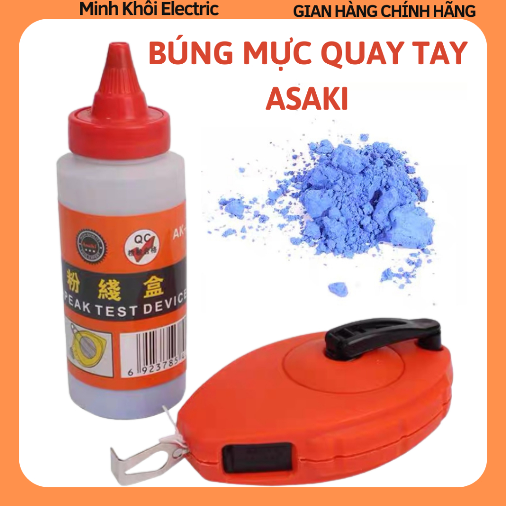 Búng mực quay tay Asaki AK-2567, búng mực tự động asaki ak-2567, bật mực asaki,búng mực Asaki, bật m
