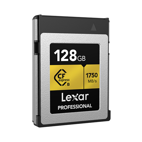 Thẻ nhớ CFexpress Type B Lexar Gold series 64GB / 128GB, quay video RAW 8K, tốc độ đọc lên đến 1750Mb/s, ghi 1000Mb/s