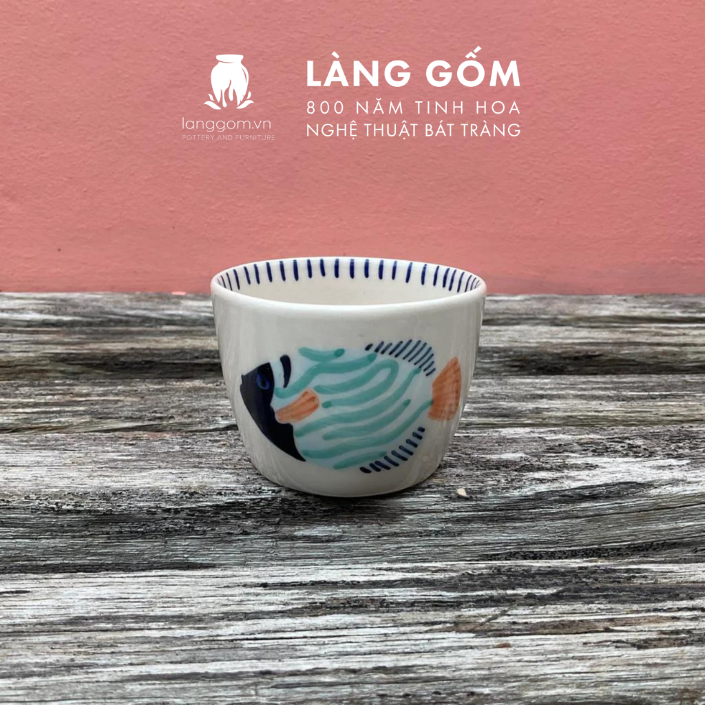 Bát ăn dặm vẽ con vật, bát ăn cháo cho em bé LÀNG GỐM gốm sứ Bát Tràng