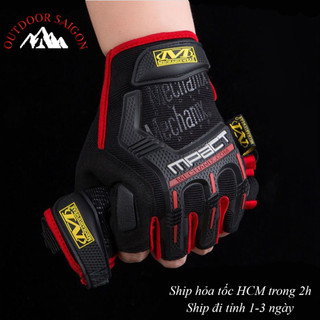 Găng tay hở ngón Mechanix dễ sử dụng điện thoại, đa tác dụng phù hợp cho cả nam, nữ