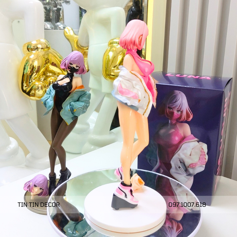 Mô Hình Anime Figure Nhân Vật Luna Chất Liệu PVC Dùng Decor Trang Trí Quà Tặng - Kích Thước 24 Cm