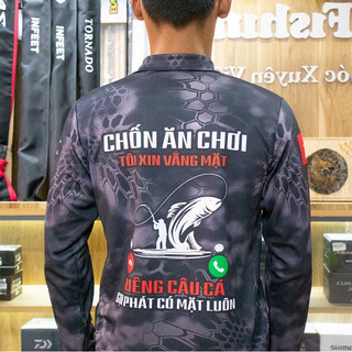Áo câu cá hội đam mê câu cá - cha già vlogs