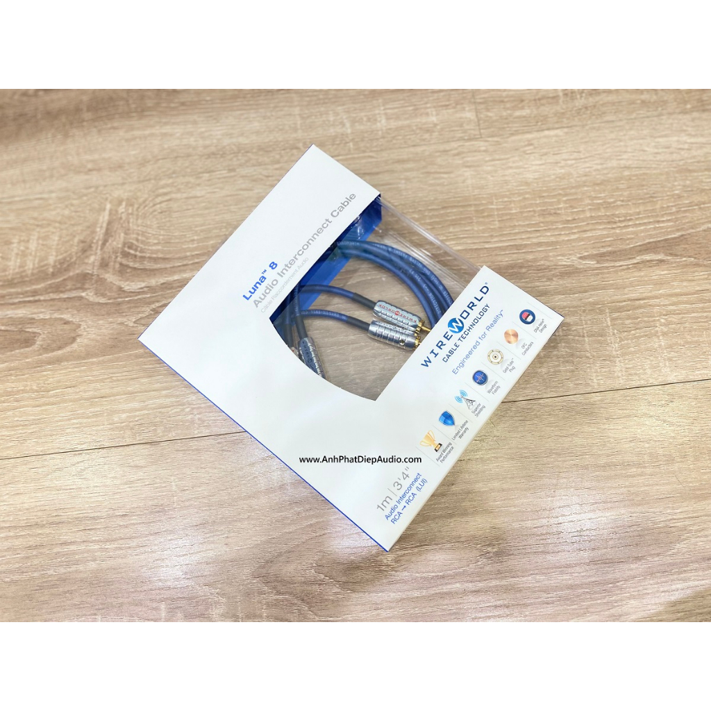 Dây tín hiệu WIREWORLD Luna 8 Interconnect Pair 1M