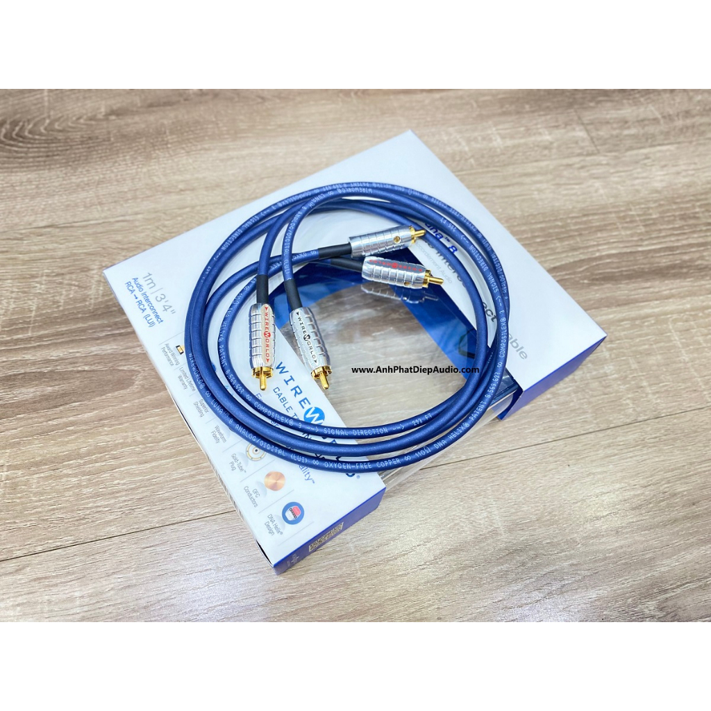 Dây tín hiệu WIREWORLD Luna 8 Interconnect Pair 1M