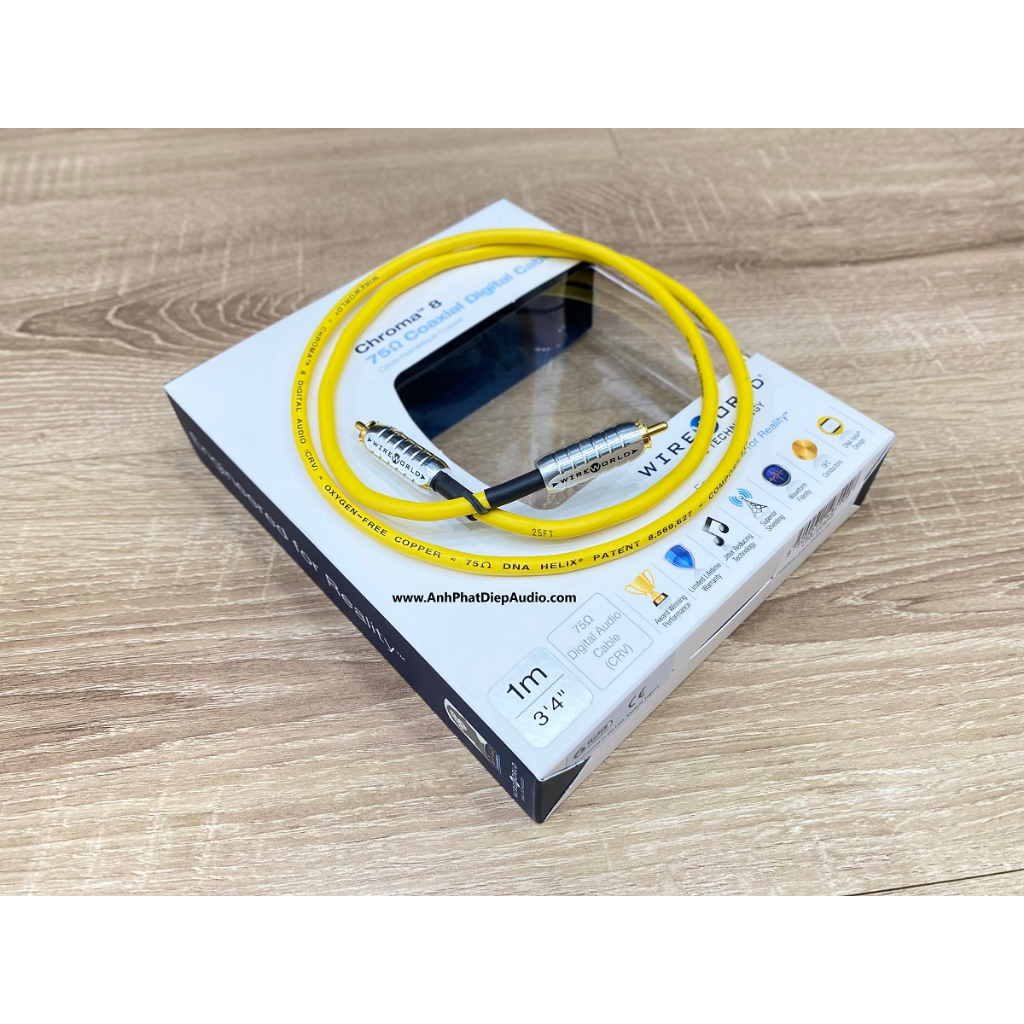 Dây tín hiệu WIREWORLD Chroma 8 Coaxial Digital Audio 1M