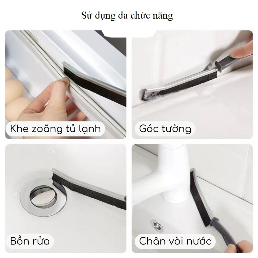Bàn Chải Làm Sạch Khe Hẹp Loại Bỏ Vết Bẩn Trên Sàn Nhà / Gạch Sàn