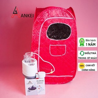 Lều Xông Hơi Toàn Thân Cao Cấp Và Nồi Xông Hơi ANKEI Nắp Vung Chống Tràn