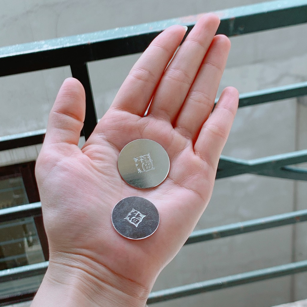 Đồng bạc đánh gió, đồng xu bạc cạo gió bạc ta nguyên chất- Sói Bạc Jewelry