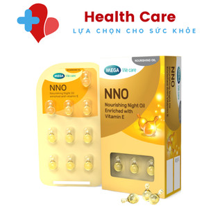 Viên dưỡng da vitamin e mega we care nno nourishing night oil 30 viên