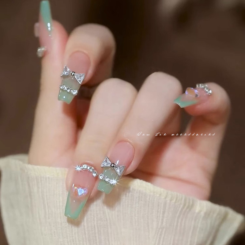 Charm tim nail, charm tim caro nail, charm trang trí móng tay