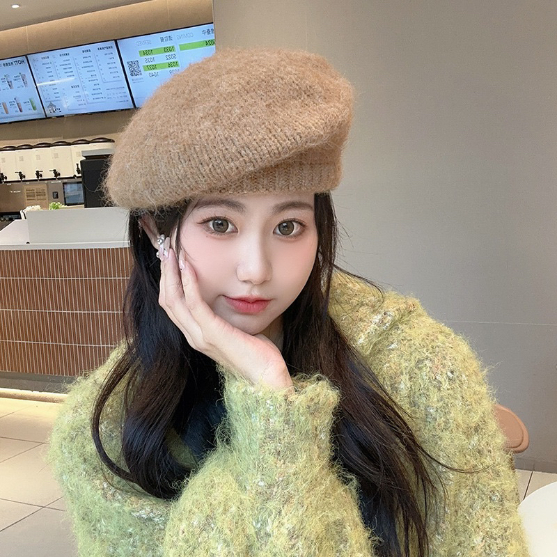 Mũ nón len nồi phong cách Hàn Quốc chất len đẹp