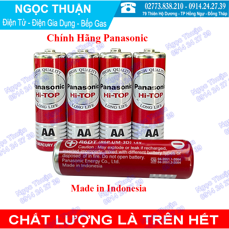 Hộp 60 Viên Pin Panasonic AA R6DT/4S