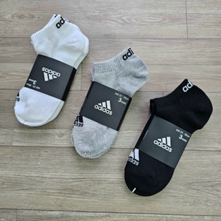 PACK 3 Đôi tất vớ thể thao nam nữ Adidas cổ ngắn - Chuẩn hàng VNXK
