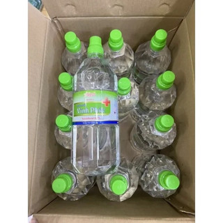 Combo 12 chai nước muối Vĩnh Phúc 1 Lít có nắp
