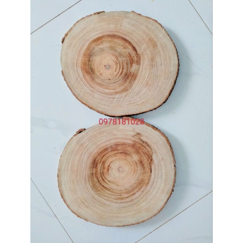 Lát gỗ trơn Decor đường kính 29-31cm
