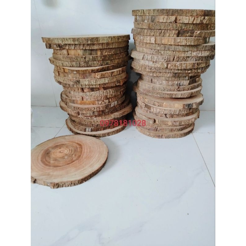 Lát gỗ trơn Decor đường kính 29-31cm