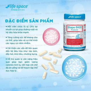 Life Space Shape B420 Probiotic - Men vi sinh
