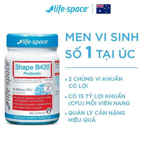 Life Space Shape B420 Probiotic - Men vi sinh