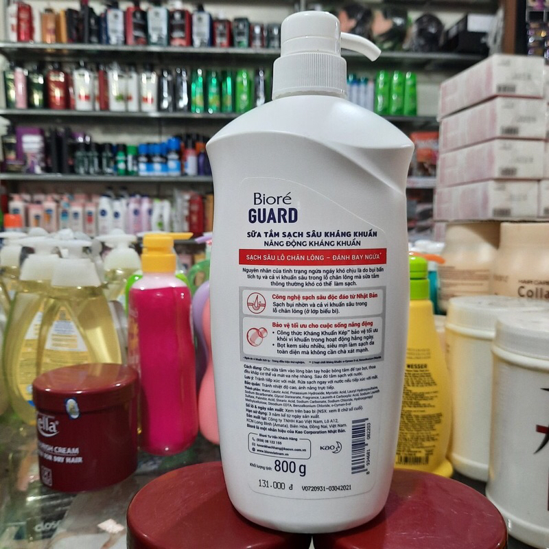 Sữa tắm Biore Guard Sạch Mịn Thư Giãn 800g