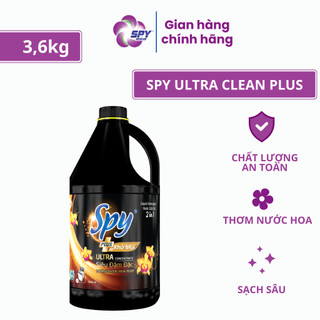  Can Nước Giặt Xả SPY Ultra Clean Plus 4.6kg Màu Vàng – 2 Trong 1 Sạch Sâu Thơm Lâu 