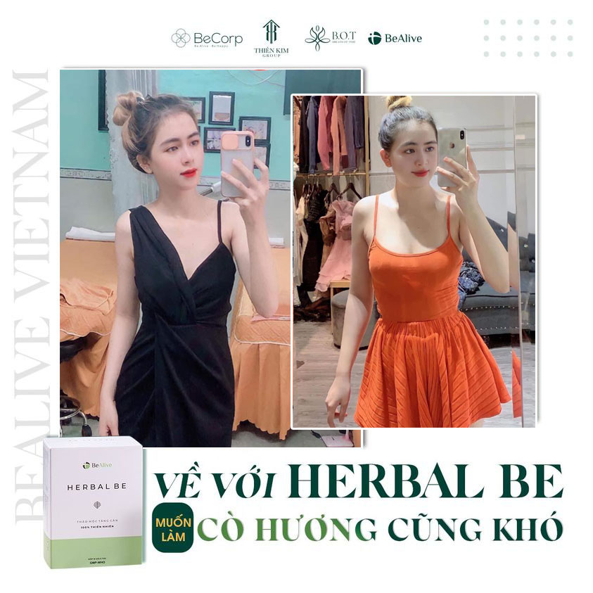 Tăng cân Herbal Be của BEALIVE Giúp Tăng 2