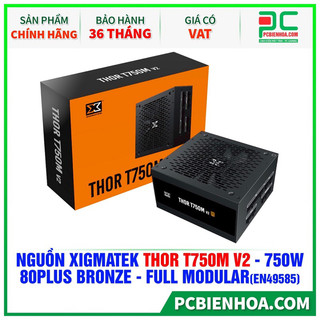 Nguồn máy tính xigmatek thor t750m v2- 80plus bronze / full modular