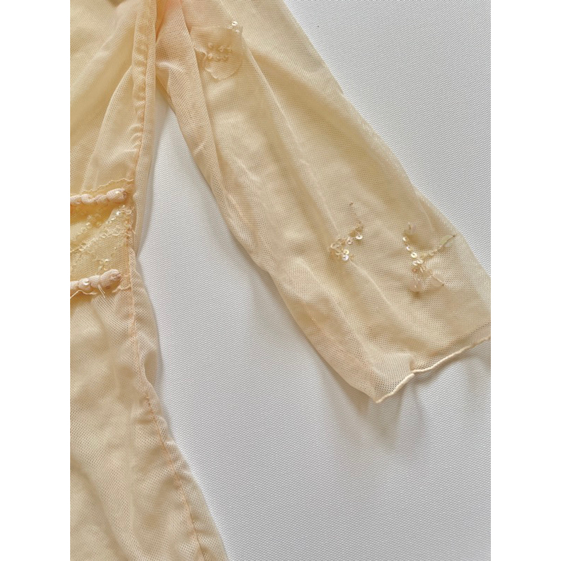 | Serie 3 |  Áo/ Top khoác voan lưới cài khuy