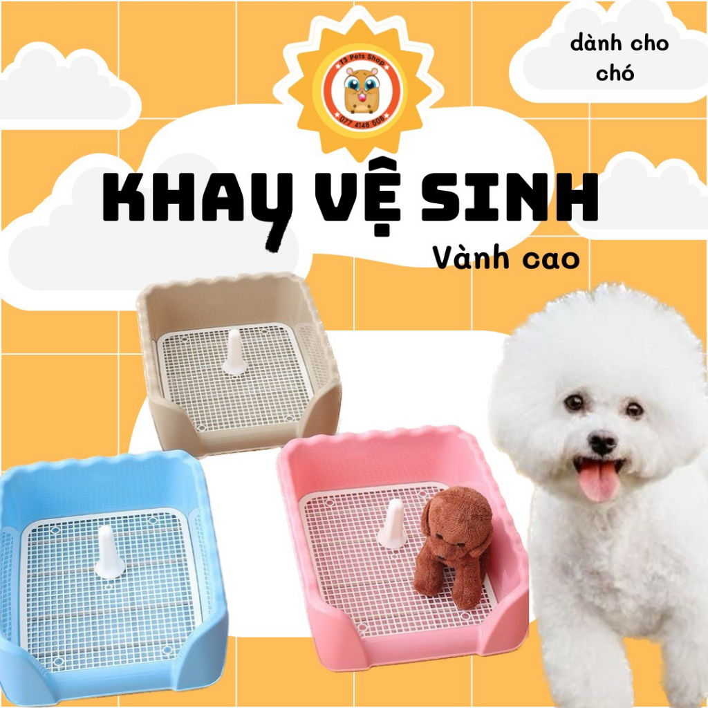 Khay vệ sinh size lớn và nhỏ dành cho chó