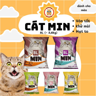 cát vệ sinh Min 8L 3.5kg cho mèo