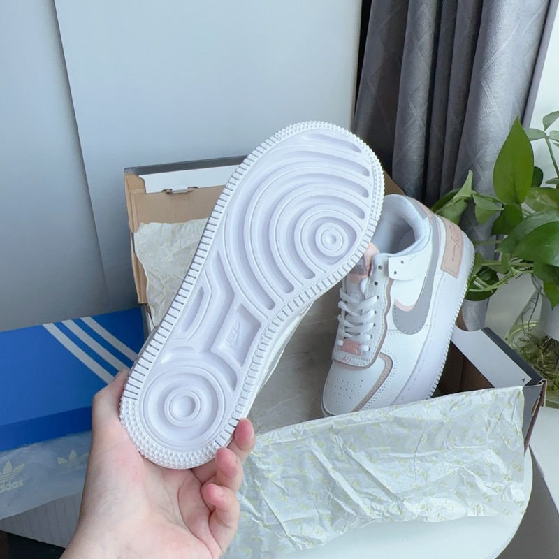 Giày Thể Thao/Giày Sneaker Shadow "Amenthys Ash". Giày sneaker AF1 Shadow Nữ Tính Mẫu Mới Nhất af1 SD kem xám nâu mới