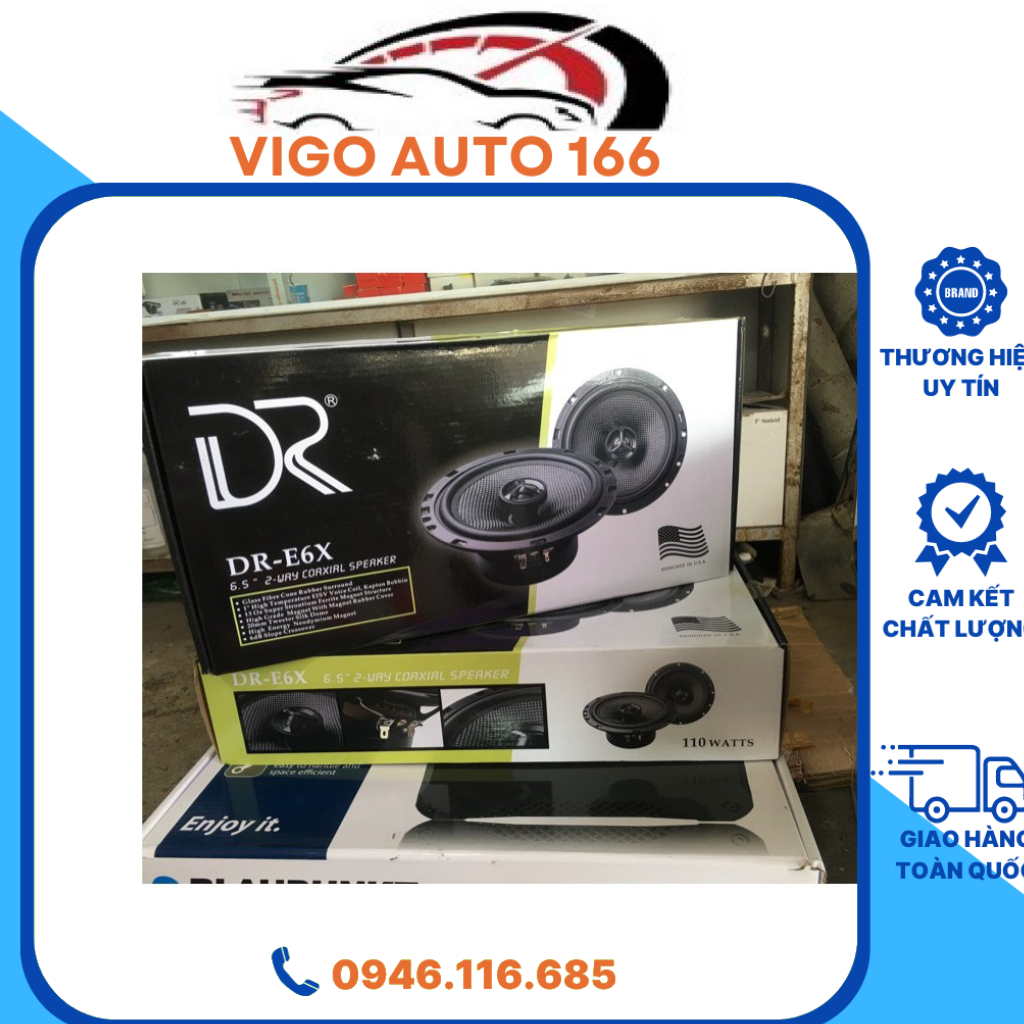 Loa DR-E5X Cho Âm Thanh Cực Chất, Âm Thanh Êm, Công Suất Lớn,Đặt Nhanh Chóng ViGO AUTO 166