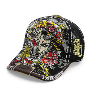 Nón lưỡi trai thương hiệu King Caps thêu Nữ quỷ Oni Hannya, nón thêu, mũ lưỡi trai,
