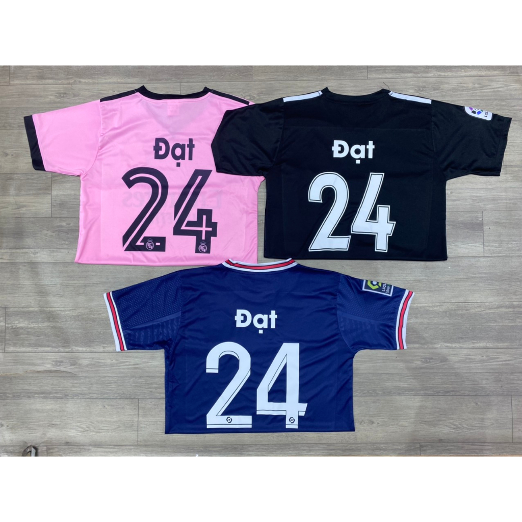 In Tên Số Theo Yêu Cầu Quần Áo Bóng Đá