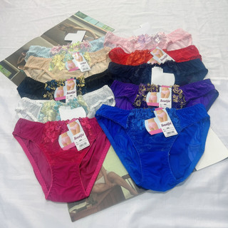 Quần lót ren sexy phối lưới cao cấp Beautiful 805 mềm mại xuyên thấu gợi cảm thoáng mát size từ 50kg-60kg