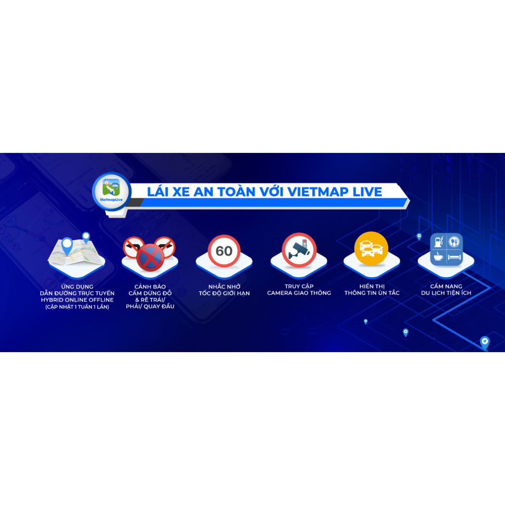 Vietmap Live Pro dẫn đường cho oto có đầy đủ cảnh báo giao thông
