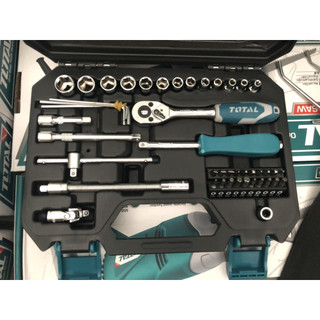 Bộ 45 Socket (1/4 inch) và cần 2 chiều TOTAL THT141451 (Đồ nghề Chính Hãng)