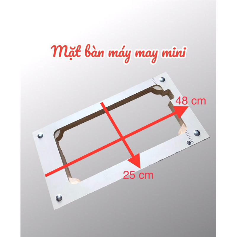MẶT BÀN MÁY MAY GIA ĐÌNH MINI -  MẶT BÀN MÁY MAY BUOM - MÁY MAY CỔ ĐIỂN