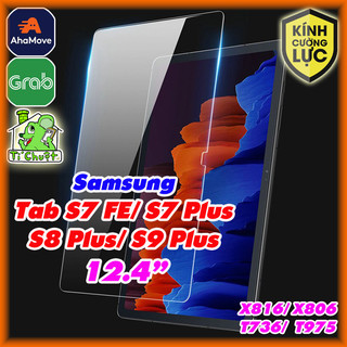 [Ảnh Thật] Kính CL Samsung Tab S9 FE PLUS/ S9 Plus/ S8 Plus/ S7 FE / S7 Plus 12.4" Cường Lực 2.5D