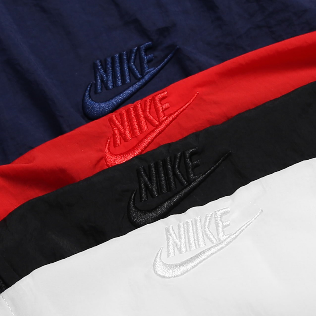 NinekeOnstock - Áo Khoác Nam Nike Sportwear Big Swoosh Jacket - Đen / Trắng