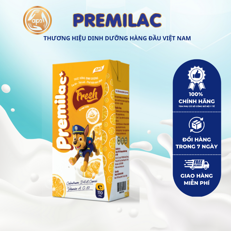 Lẻ sữa pha sẵn Premilac Fresh vị Cam 110ml