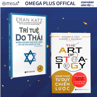 Lẻ/combo 2 sách bán chạy của alpha books: trí tuệ do thái + nghệ thuật tư duy chiến lược